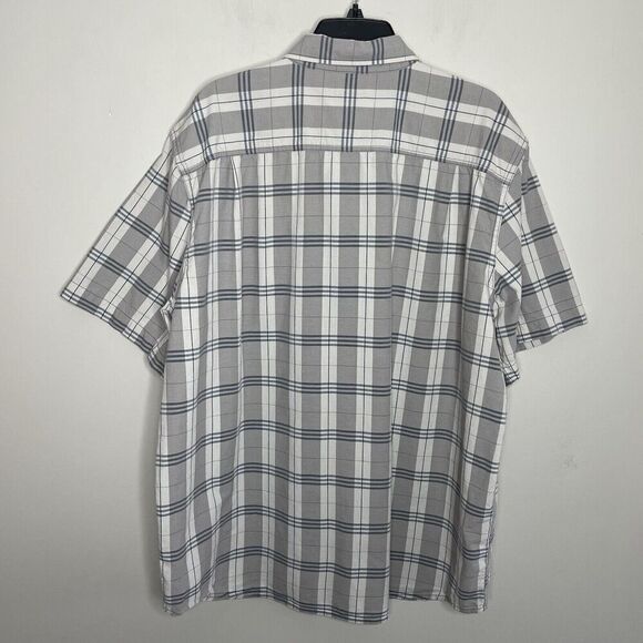 CARHARTT Plaid Shirt Men XL Original Fit Midweight Button Down Gray 104175 - Picture 7 of 13